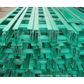 Heavy duty fiberglass ladder type perforated cable tray